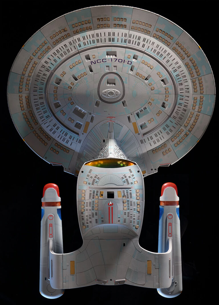 Build The Enterprise D From Star Trek: The Next Generation With